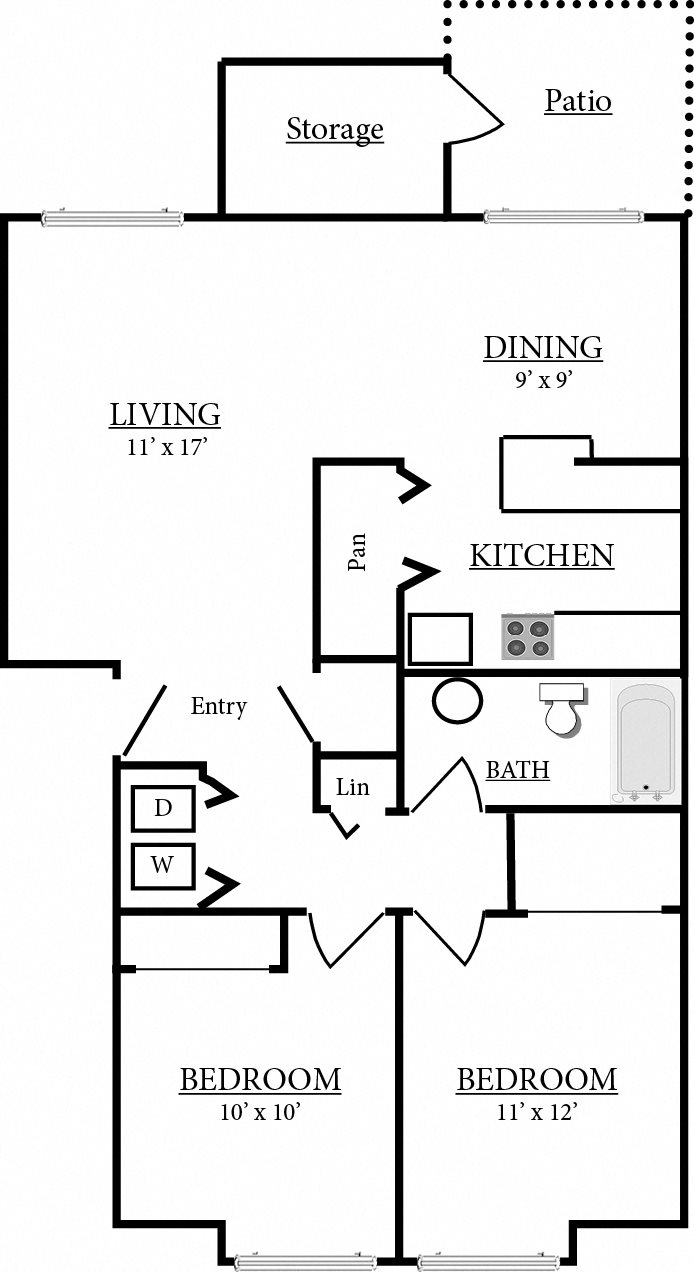 Millennium Park 2 Bedroom Floor Plan Millennium Park 2 Bedroom Floor Plan
